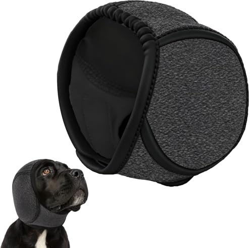 Cache-Oreilles pour Chien,Protection Contre Le Bruit pour Chiens,Protège-Oreilles pour Chien,Protecteurs D'oreillesi pour Chiens,pour Soulager L'anxiété,la Natation,Le Toilettage