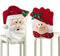 Aiklin Weihnachts Stuhlhussen Set Nikolaus Deko 1 Paar