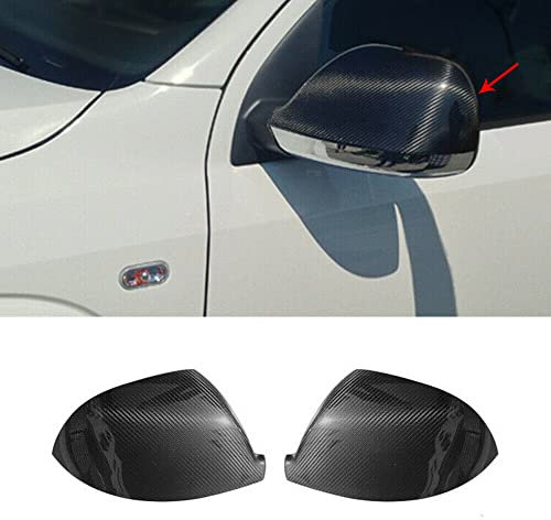 Coques de Rétroviseurs pour VW T5 Multivan Caravelle 2009-2015 en Carbone Noir