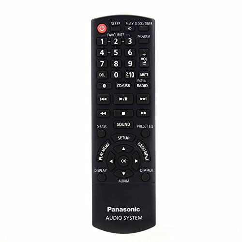 Panasonic N2QAYB001139 Original Fernbedienung für SCHC1000GMK SCHC402EBS Micro Hi-Fi-Systeme mit USB-CD-Tasten