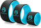 UpCircleSeven Yoga-Rad-Set – stärkstes und bequemstes Dharma-Yoga-Requisiten-Rad, 3er-Pack für Rückenschmerzen, Dehnung und Rückenbeugen (30,5 cm, 25,4 cm, 15,2 cm, 15,2 cm), Blau