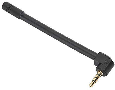 Antenna radio FM, antenna radio esterna da 3,5 mm, plug and play, antenna radio portatile per mini altoparlante connettore audio esterno ad angolo retto da 3,5 mm