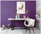 CULTS Violet Foncé Papier peint intissé 9,5 x 0,53 m Couleur Pure Papier peint 3D Tacheté Papier peint Minimaliste non tissé pour la maison Chambre Salon Papier peint Décoration murale
