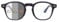 OKH Photochromic Progressive Multifocus Reading Glasses Blue Light Blocking for Men Women Varifocal Rectangle Eyewear Sun Readers with Spring Hinge（Black +2.5）