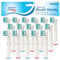 SOL 16pk Universal Electric Toothbrush Heads, Brush Replacement Compatible with Oral-B Braun, Soft Bristles for Plaque Removal, Snap-On Design, Ideal for Maintaining Healthy Teeth and Sensitive Gums