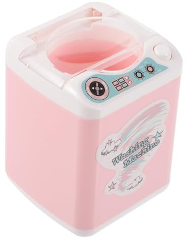 Abaodam Mini-Waschmaschine für Haushaltsgeräte Make-up-Spielzeug Make-up-Puff- Kinderspielzeug Spielzeuge Waschmaschine kognitives Spielzeug Reinigungswerkzeug für Make-up-Pinsel
