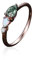 Shusukue Moosachat Ring Silber 925 Opal Ring Damen Moosachat Rings Vintage Vorsteckring mit Achat Stein Edelsteine Heilsteine