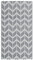 vidaXL Outdoor Teppich, Gartenteppich Beidseitig, Balkonteppich Terrassenteppich UV-beständig, Läufer Teppich für Balkon Terrasse, Grau 80x150cm PP