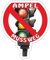 Spreadshirt Ampel muss weg Anti Regierung Sticker, max. 10 x 10 cm, 10 x 10 cm, Mattweiß