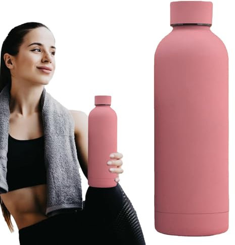 Bouteille en acier inoxydable isolé - Tasse de café sous vide à l'épreuve | de voyage à double mur pour boissons chaudes et froides | Bouteille d'eau réutilisable pour le bureau, l'école, les