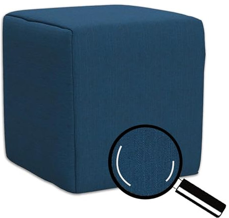 Best For Home | Sitzwürfel Sitzhocker | Bodenkissen Hocker | Sitzhocker Boden | Sitzhocker Holzwerkstoff | Sitzwürfel Polstermaterial | Fußhocker Wohnzimmer | Fußhocker 40x40x40 | Sitzwürfel Türkis