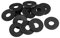 sourcing map 10pcs 6x16x1,5mm O-Ring Schlauchdichtung Flachgummi Scheibe Lot Wasserhahn Tülle DE de