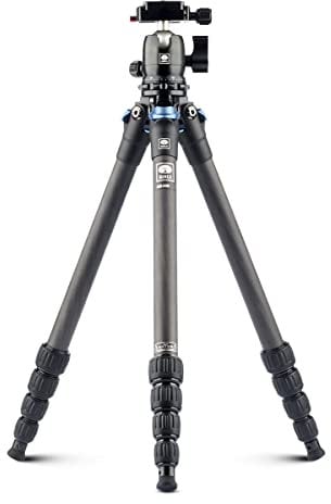 SIRUI 127cm Compatto Treppiede Fotocamera AM-225, Treppiede da Viaggio Carbonio con Testa a Sfera B-00K e Piastra a Sgancio Rapido, Cavalletto Fotografico per DSLR, Videocamera, Carico Massimo 6KG