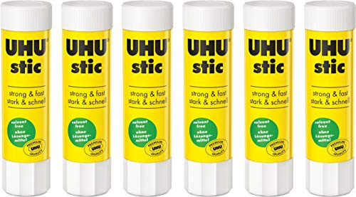 6x Uhu Klebestift 8,2g