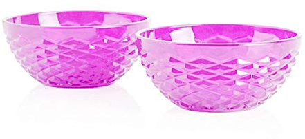BRANDANI Set 2 coppette gelato o macedonia POP SUMMER fucsia