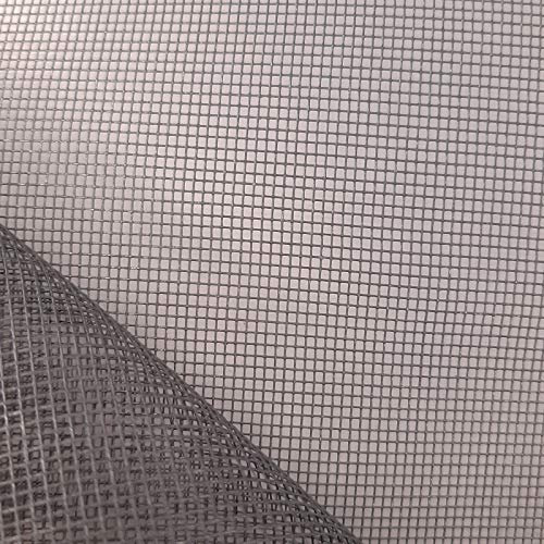 Mosquito Mesh Rudis - Fiberglas Gittergewebe Profi Mücken-, Fliegen- und Insektenschutz - Meterware (grau)