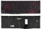 Laptop Replacement US Layout Red Backlit Keyboard for Acer Nitro 5 AN515-54 AN515-54-50AF AN515-54-55YM AN515-54-58YY AN515-54-71FT Black