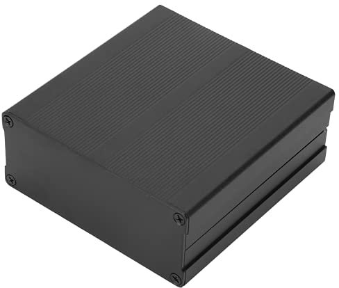 Electronic Circuit Board Box, 40 x 97 x 100mm Waterproof Aluminum Enclosure Electronic DIY Project Box Matte Black