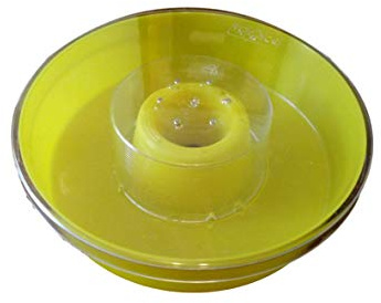 2 PACK of 1L Rapid Feeders for Bee Hives and Nucs - 21cm dia x 6cm high - For feeding sugar syrup to Bees - Easy to top up without disturbing bees