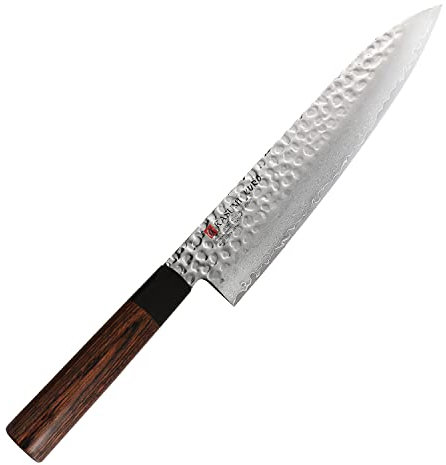 Kasumi Kuro Couteau japonais Chef 21 cm acajou/noir