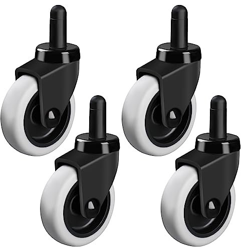 3 Mop Bucket Wheels Replacement, Non-Marking TPR Castors Set of 4 for Rubbermaid Models 7570-L2, 7571,7580,7581,7582 7583