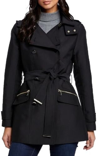 Morgan Femme 241-gladia TRENCH, Noir, 40 EU