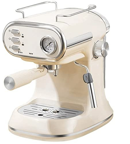 Máquina de café Máquina de café expreso Cafetera Máquina de café expreso Máquina de café de Agua Vintage (Color: 220 V, Tamaño: UE) (220 V Reino Unido)