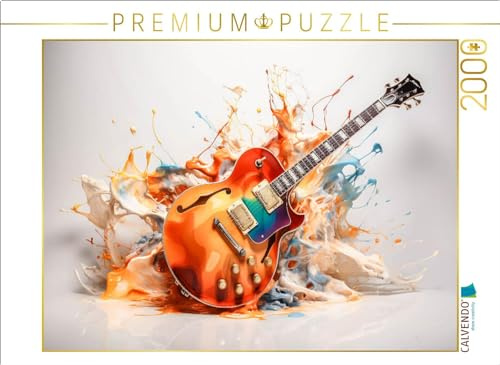 CALVENDO Puzzle Gitarre | 2000 Teile Lege-Größe 90 x 67 cm Foto-Puzzle für glückliche Stunden