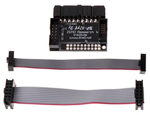 YIZITU Kompakte Adapterplatine mit flachem Flachbandkabel für 20P 2,54 mm JTAG auf 10P 2,0 mm & 1,27 mm SWD-Schnittstellen-Adapter Wildschwein-Diskettenlaufwerk-Lesegerät