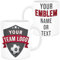 lepni.me Personalised Mug with Your Own Name Photo Text or Initial | Custom Ceramic Cup for Coffee Tea | Birthday Gift with Heart (Team Logo)