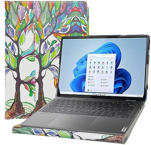 Alapmk Schutzhülle für HP ZBook Firefly 14 G11/EliteBook 840 G11/EliteBook 640 G11/ProBook 440 G11 & Yoga 7i 2-in-1 Gen 9 14/Yoga 7i 14 Gen 8/Yoga 7i 14 Gen 7/ThinkPad T14 Gen 5 35.6 cm Laptop, Baum