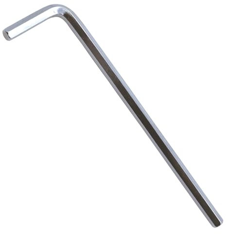 WEDO L-Handle Hex Wrench, Allen Wrench, L-Shaped Long Arm Hex Wrench, Size 9mm, Length 169mm, Metric, CR-V, for Home Repair and Mechanical Maintenance