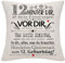 12 Jahre alt Mädchen Jungen Geburtstag Geschenk Hinter dir all deine Erinnerungen Inspirierende Geschenk 12. Geburtstag Geschenk Kissenbezug für Tochter Sohn Schwester Enkelin Enkel Freunde(12)
