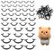 FINGERINSPIRE 300 Stück Filzmund Für Puppen 5 Größen Schwarzer Filzmund Filz Bastelpuppenmünder Sicherheitsfilzmund Zum Basteln Puppen Puppen Teddybär Häkelspielzeug Plüschtiere Herstellungszubehör