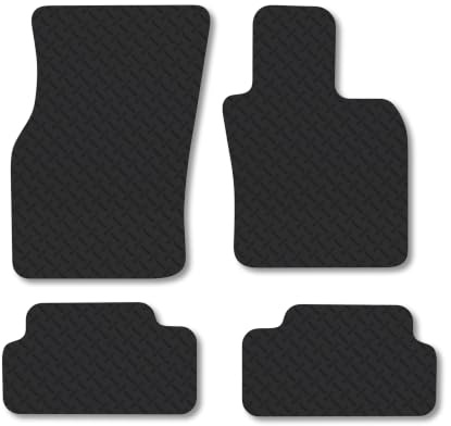Mini Cooper (2014-2024) [5 Door] 5mm Rubber Car Mats | Heavy Duty Rubber Tailored Fit Floor Mats Full Coverage Durable Waterproof Accessories Easy Clean Anti Slip Made in the UK