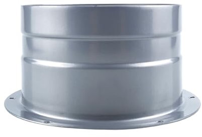 295 mm - Bride de raccordement en acier galvanisé - Raccord rond pour tuyaux flexibles ou rigides - Interface ronde - Conduit d'air pour tente de culture - Plaque de montage