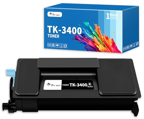 OINKWERE TK-3400 TK3400 Toner Kompatible für Kyocera Toner TK 3400 schwarz für Kyocera ECOSYS PA4500 PA4500x MA4500 MA4500x MA4500fx (1-TK-3400 schwarz)