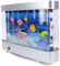 Mini Aquarium Artificiel avec Poisson en Mouvement, Lumière Nocturne Immersive pour Les Enfants et Les Bébés, Aquarium Tropical à Propulsion USB, Matériau GP ABS