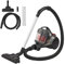 Morphy Richards MRXCYLINDERFLEX Powersphere Cylinder Vacuum, 2.1L, HEPA Filter, 13 KPA, Cyclone Filtration, 5m Automatic Cord, Carpets & Hard Floors, Pet Friendy, Energy Class A, Grey & Red, 700010