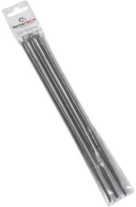 Rotatech 7/32 (5.5mm) Pack Of 3 Chainsaw Files to Sharpen 3/8 or .404 Chainsaw Chains.