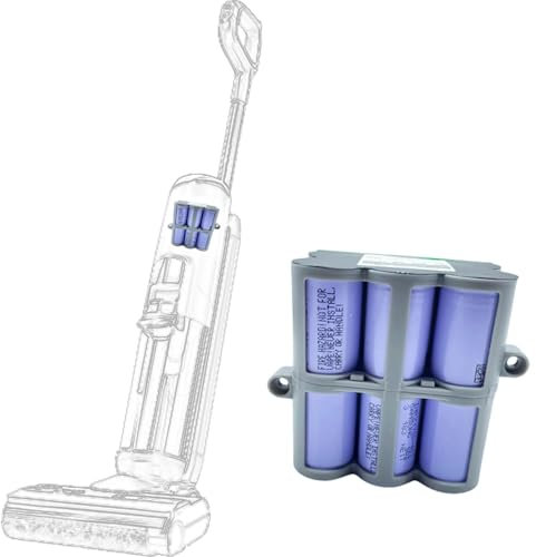4000mAh Lithium Battery Replacement Attachments (Compatible with Tineco Floor ONE S5 PRO 2/ S5 Smart/ S5 Steam) Wet Dry Stick Cordless Vacuum Cleaner Parts