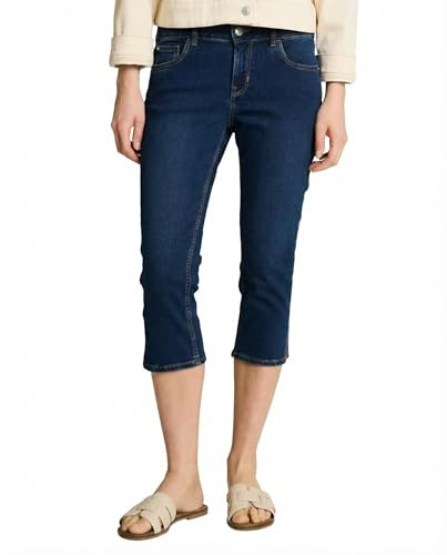 TOM TAILOR Denim Damen TTJONA Skinny Capri Jeans 1049751