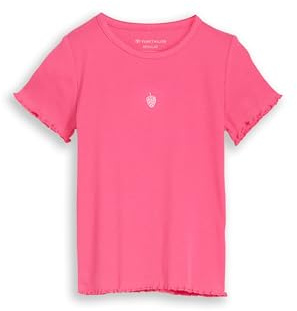 TOM TAILOR Mädchen Kinder T-Shirt mit Rippmuster