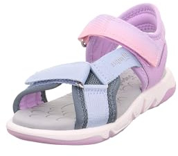 Superfit Mädchen und Jungen Sandalen PEBBLES, Kinder Sandalen, Weite: Mittel, No Membrane, offene schuhe, strandschuhe, BLAU/LILA (000), 28 EU