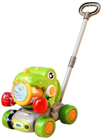 manhegari Bubble Trimmer für | Seifenblasenmaschine für den Außenbereich, Laubbläser, Dinosaurier, tragbar, für 3 Jahre, Haus, Schule, Reisen, Spiel
