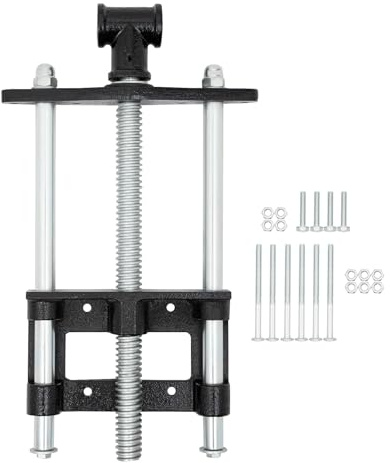 Holzschraubstock 127 mm Schraubstock Vorderzange Hobelbank Arbeitstisch Spannbacken Metallschraubstock für Holzbearbeitung, Schnitzen und Schleifen