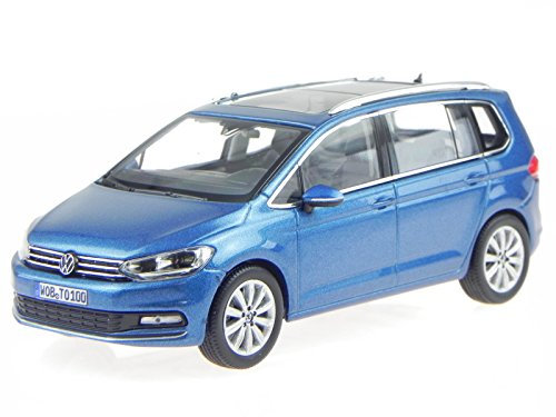 VW Touran 2015 caribbean blue Modellauto Norev 1:43