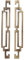 Lot de 5 Poignées de Porte, Poignées de meuble 128mm, Poignées de Placard de Style Européen, Bouton de Meuble Tiroir rétro vintage (couleur - bronze antique)
