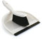 Bentley Industrial P8006/BW Plastic Dustpan and Brush Set, Black/White