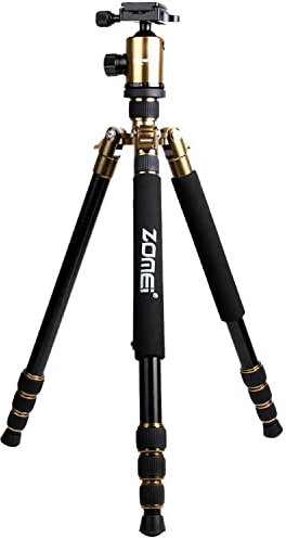 ZOMEI Z818 Trépied professionnel portable en aluminium avec tête sphérique pour tous les appareils photo numériques Canon Sony Nikon Samsung Panasonic Olympus Kodak Fuji